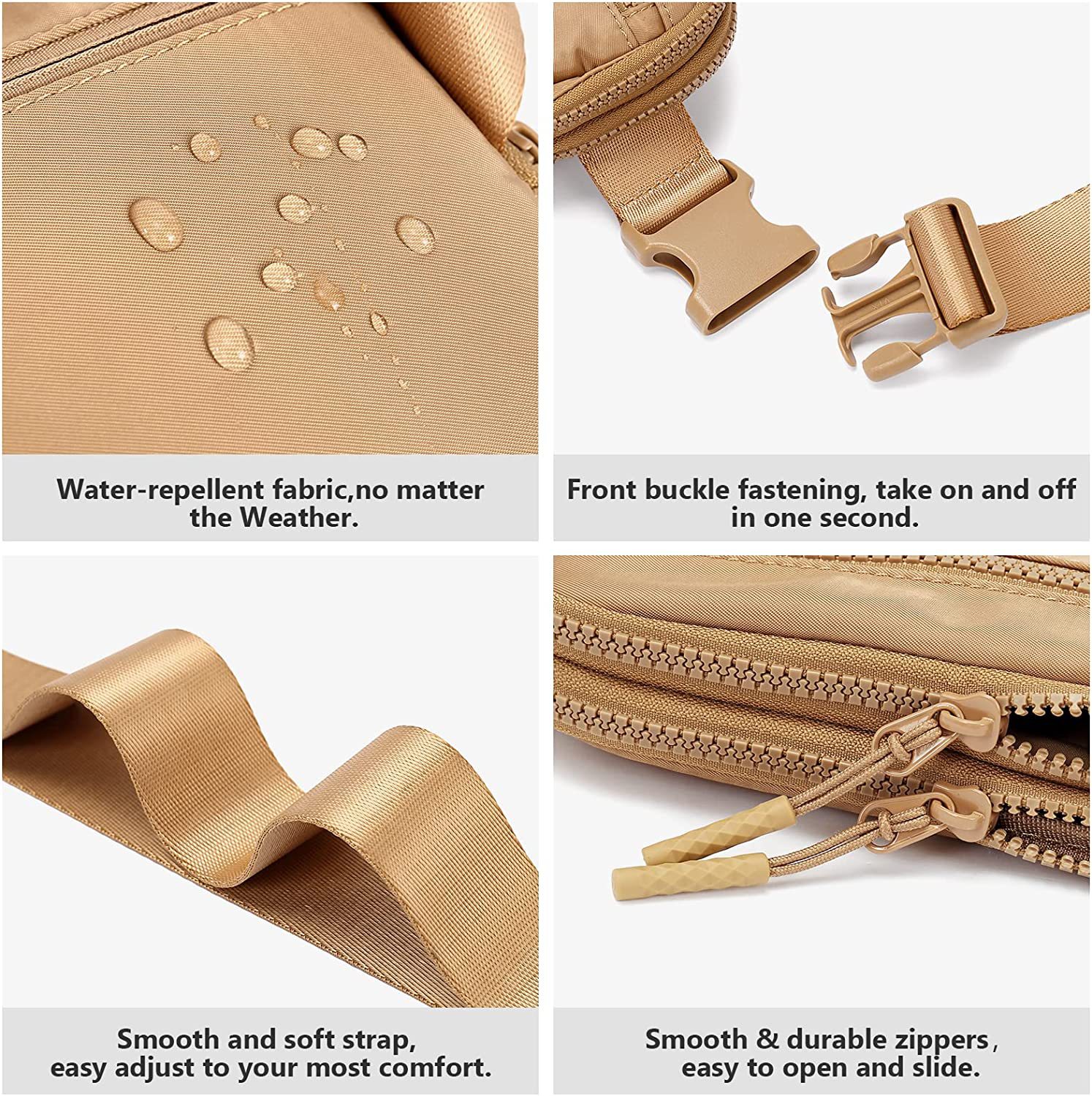 En stock venta al por mayor transfronteriza nuevo Lulu mismo bolsa de Salud Deportiva al aire libre corriendo multi-funcional bolsa de cintura imprimible LOGO