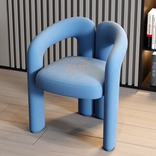 z%北歐輕奢餐椅現代簡約風設計師創意椅子餐廳餐桌椅家用網紅椅新