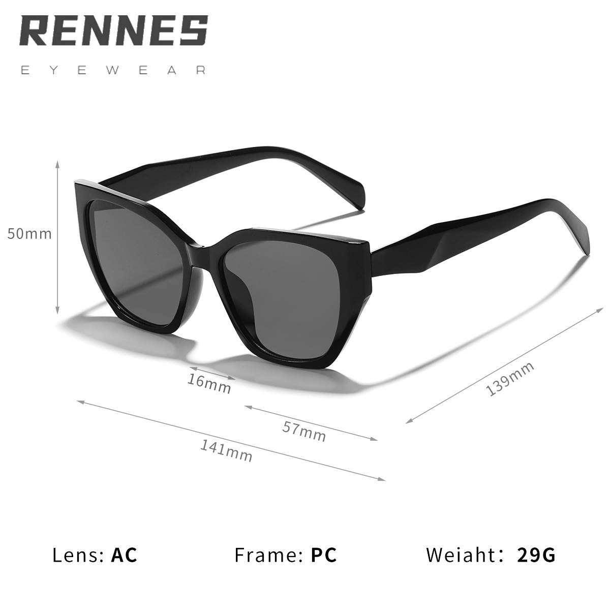 Gafas de sol de las mujeres cara redonda Dalian nueva uv-prueba de alto grado ins bisagra de metal cara llana red mágica sol rojo