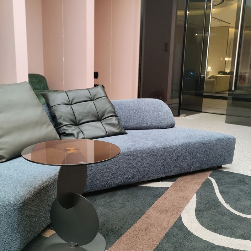 zsr客廳簡約現代設計師沙發邊幾鋼化玻璃邊幾輕奢沙發角幾創意臥