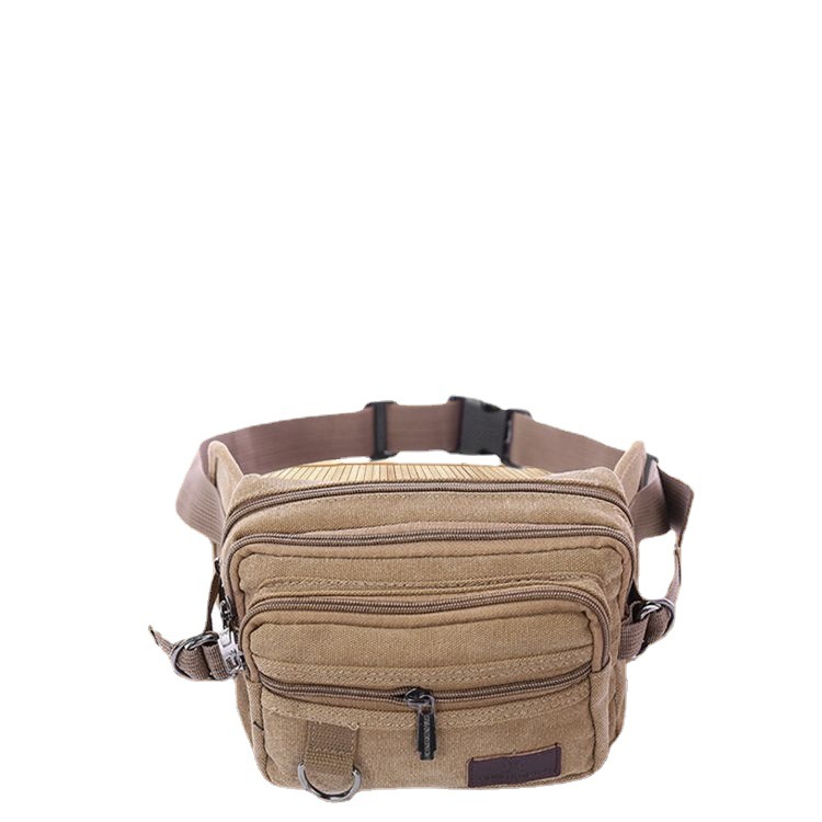 Nouveau extra large taille sac hommes toile sport taille sac multi-fonctionnel caissier sac mobile porte-monnaie