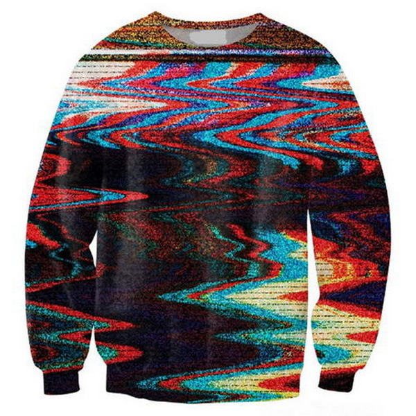 Pull à col rond, coupe ample, imprimé numérique 3D, style décontracté et personnalisé, idéal pour l'automne et l'hiver. Taille européenne. Sans capuche._voghion.com
