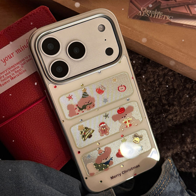 Gilded Gift Puppy-Themed Phone Case Suitable for Apple 17 Pro Max, iPhone 16 Electroplated, 14 Soft Cute, 13 Huawei Hard Case Gilded Gift Puppy-Themed Phone Case Suitable for Apple 17 Pro Max, iPhone 16 Electroplated, 14 Soft Cute, 13 Huawei Hard Case