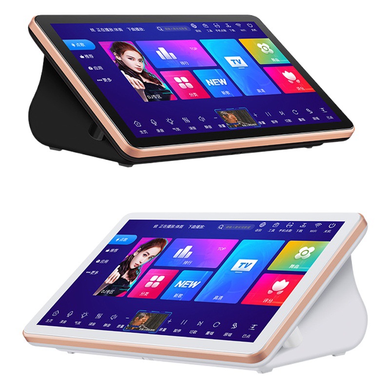 18.5-pulgadas amplificador portátil reproductor de Karaoke todo-en-uno máquina casa karaoke Jukebox familia KTV jukebox