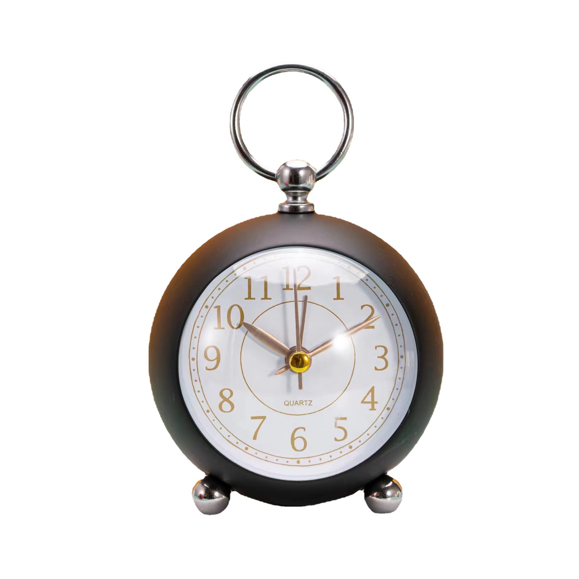 Fábrica al por mayor metal nórdico creativo simple despertador decoración sala de estar dormitorio estudiante niños despertador electrónico