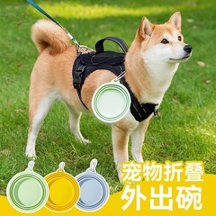 宠物折叠碗硅胶狗碗防打翻狗食盆狗狗饭碗猫狗食具狗盆用品狗粮盆