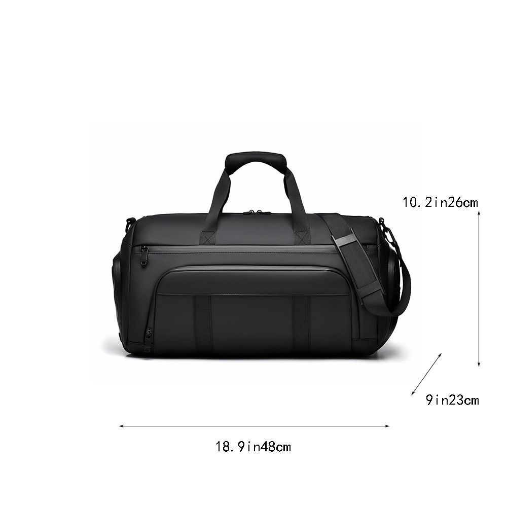 Bolsa de viaje de película transfronteriza separación seca y húmeda deportiva mochila de viaje de acondicionamiento físico comercio exterior bolsa de viaje portátil para hombres