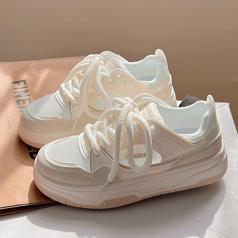 Zapatos de mujer de verano zapatos blancos nuevos zapatos de malla transpirables zapatos casuales zapatos deportivos