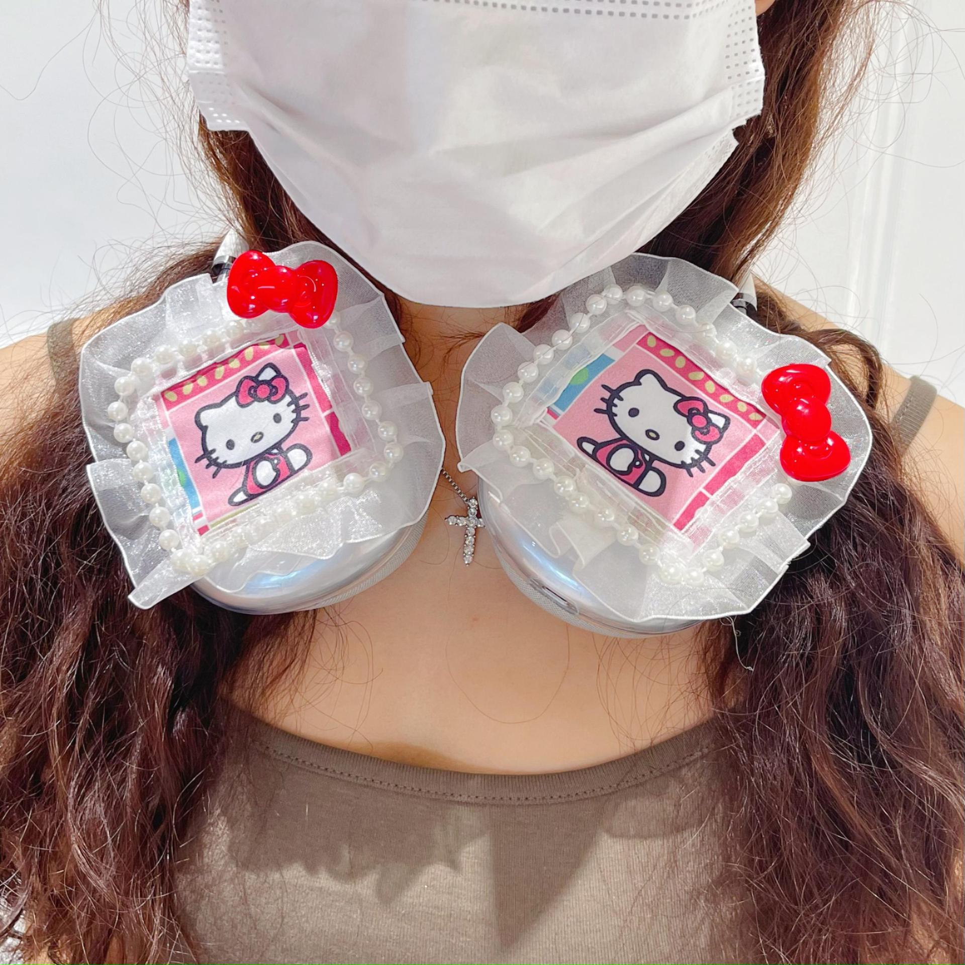 Laser Pearl Cat Airpods Max Protective Set Apple Ear Cap Ear Mover Earphone Case