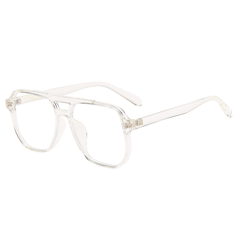 2021新款小红书同款街拍装饰眼镜复古时尚大框装饰眼镜架平光眼镜