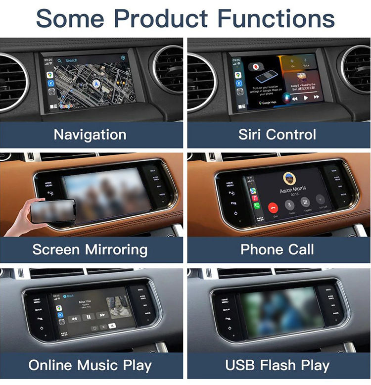 Compatible with Jaguar Land Rover wireless Apple Carplay Android Auto navigation BOSCH Bosch system