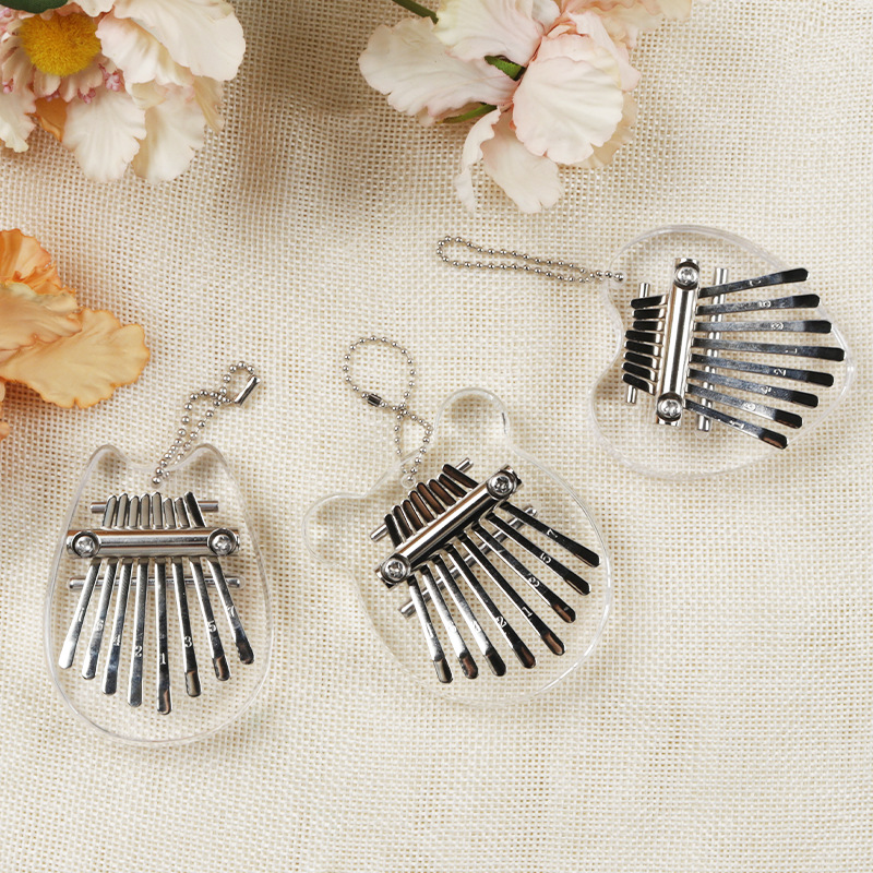 Mini 8-note thumb piano crystal clear kalimba Mini Kalimba instrument gift