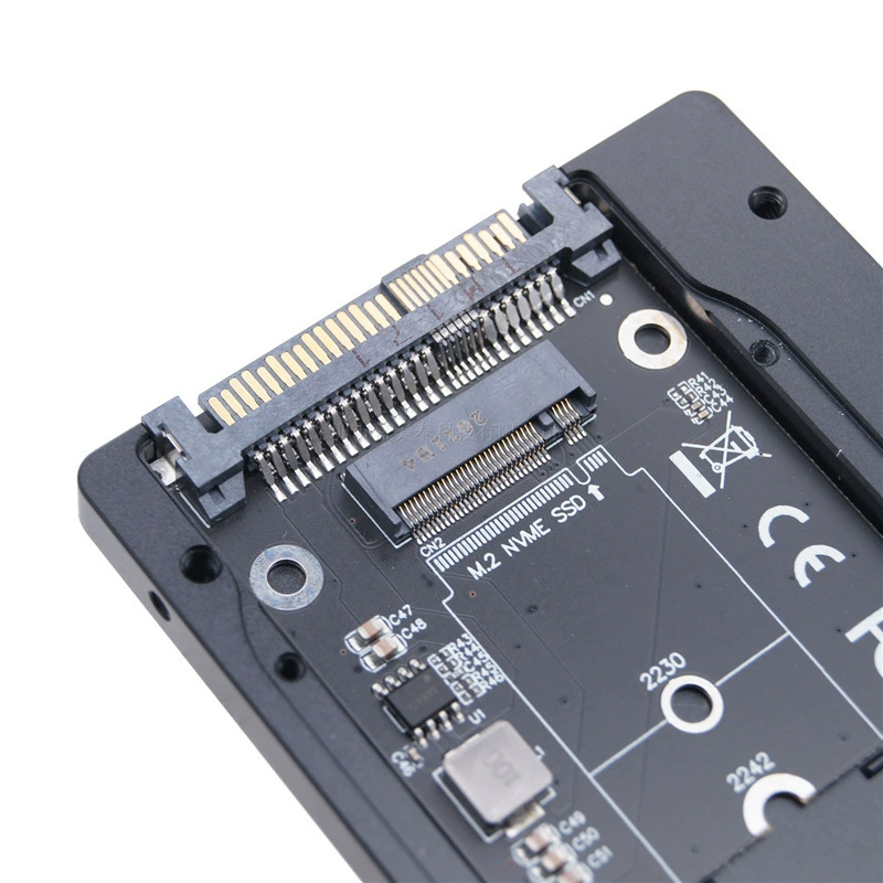 PCIe 3.0 NVMe M-key M.2 Transfer U.2 Transfer Card SFF8639 All Aluminum U2 жесткий диск корпус SSD 2.5 дюйма