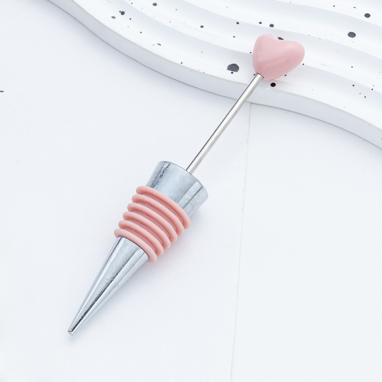 DIY cuentas amor tapones de vino cónico tapones de silicona creativos tapones de vino de boda tapones de champán tapones de vino