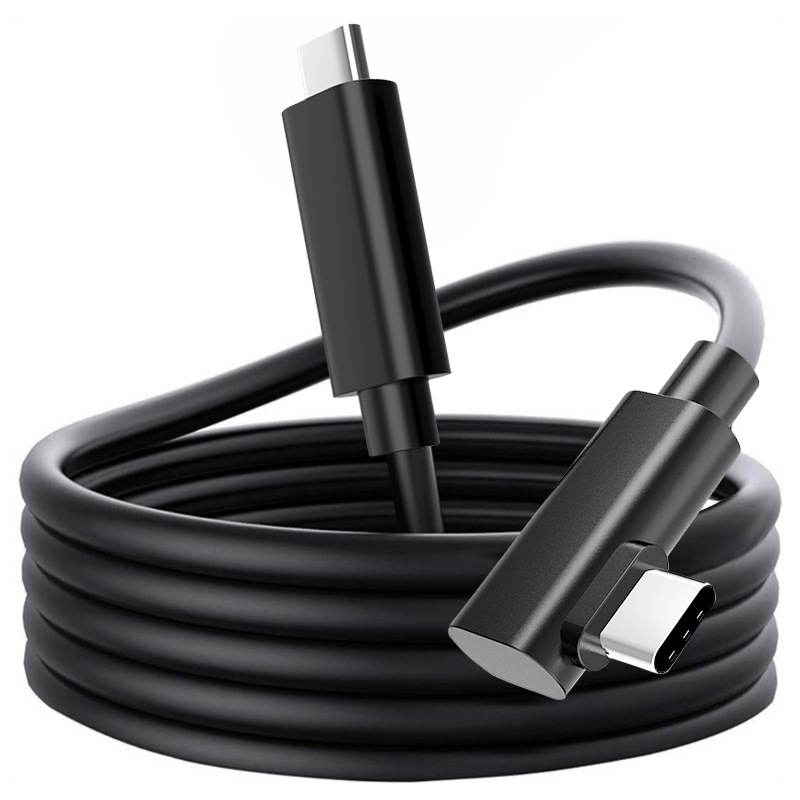 Cable de datos VR Codo de 5 m spot oculusquest2 Gafas de conexión pico4 Línea de transmisión de VR de carga rápida