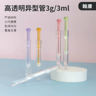 定制女性私处助推器妇科凝胶管后推式推注器3g高透明异型管