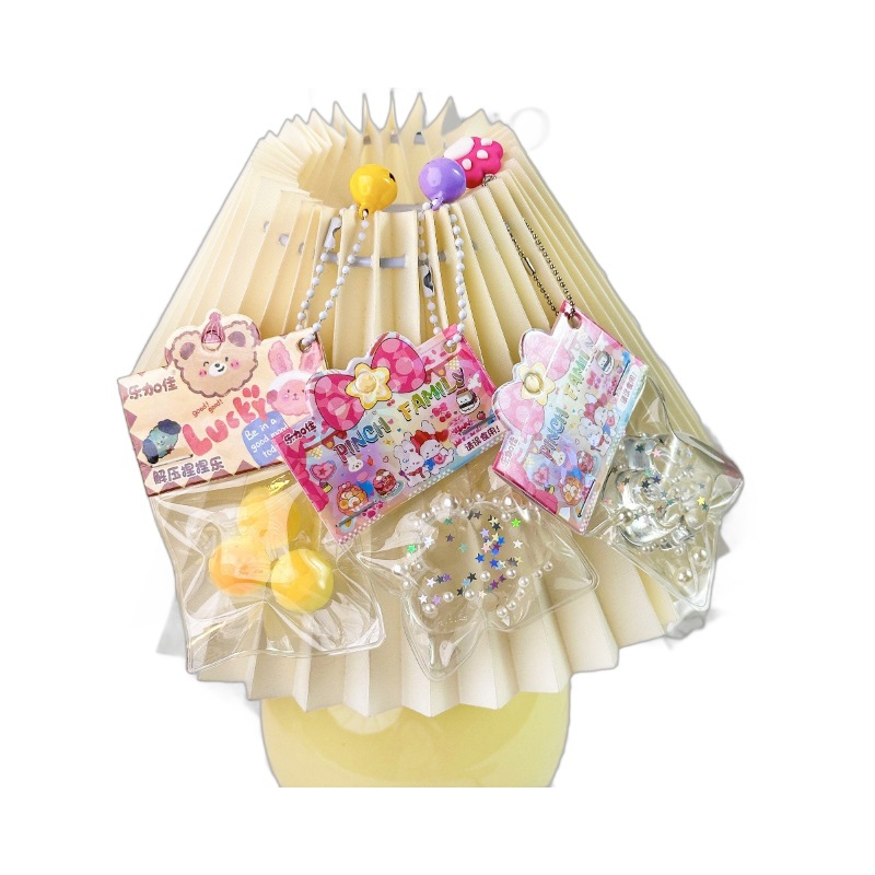 B Le Jiajia Food Play pequeño colgante campana pellizca música con cabeza de tarjeta nariz pequeña tpr pellizca mochila colgante fábrica directa