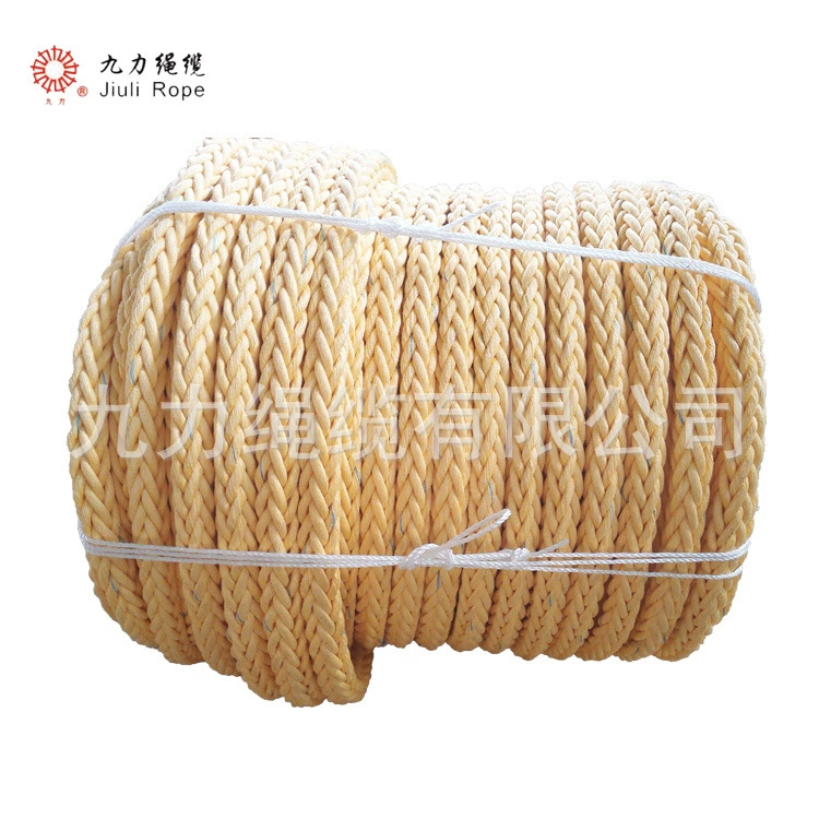 Горячий продавать гибридный трос из полиэстера 8/12 нитей ПП &amp; Кабель для связывания морской веревки из смешанного ПЭТ