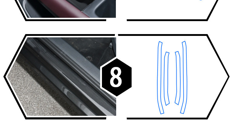 Suitable for 26 Jetta VS8 interior protection films, navigation screen films, center console gear shift protection films, and modification accessories