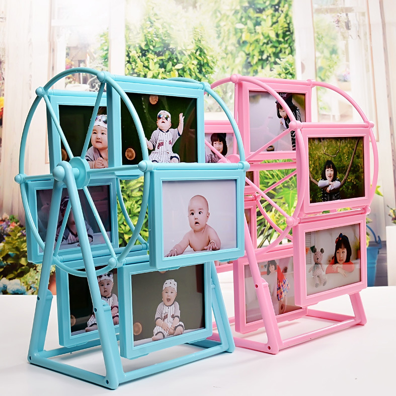 Windmill Baby Ferris Wheel Photo Frame Set 5inch Creative Wedding Photo Frame Combination Children's Large Windmill Photo Frame