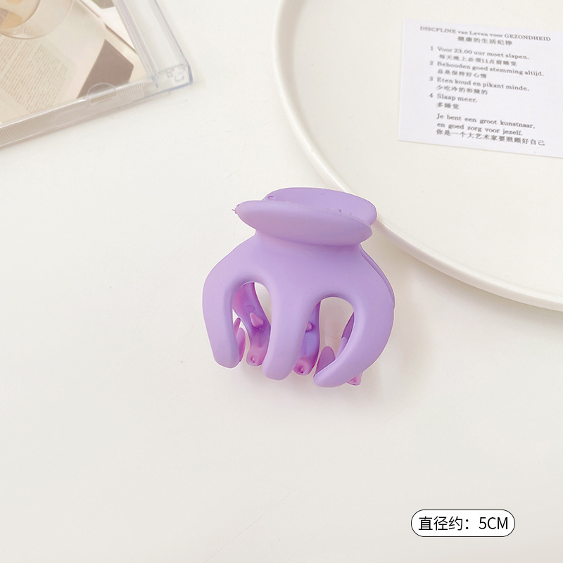 Cola de caballo de metal alta fija artefacto pinza hembra Red roja pequeña horquilla Cola de Caballo clip pequeño tamaño horquilla tiburón clip tocado