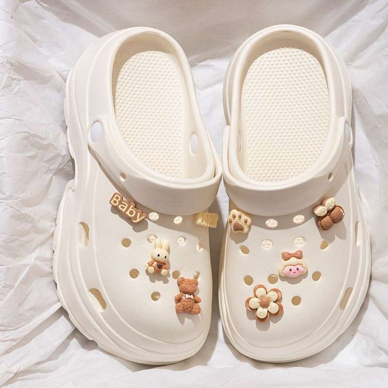 화이트 [토끼곰] 키높이 7.0/슬리밍-34-35 (33-34피트 권장)