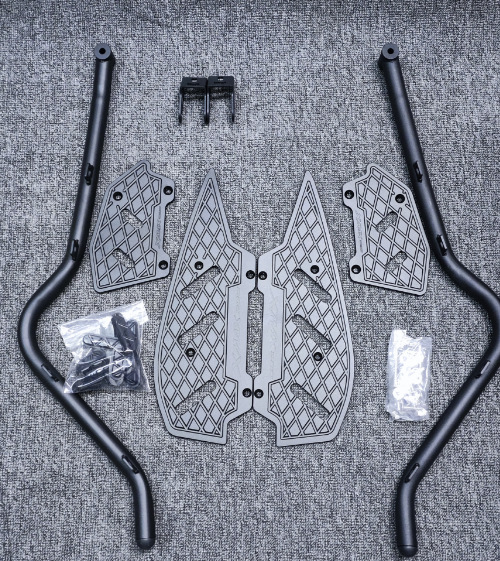 XMAX300 스테인레스 스틸 바 페달 블랙 사무라이 컬러 매칭