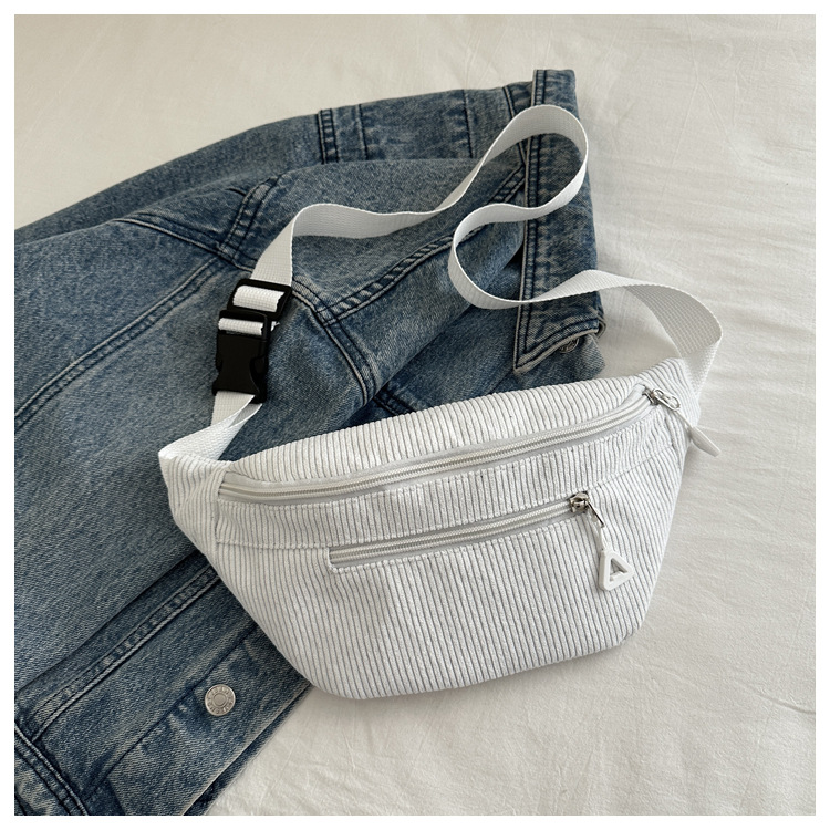 Bolsa de pecho de lana 2024 nuevo retro pequeño fresco coreano bolso casual simple bolso de lana ligero