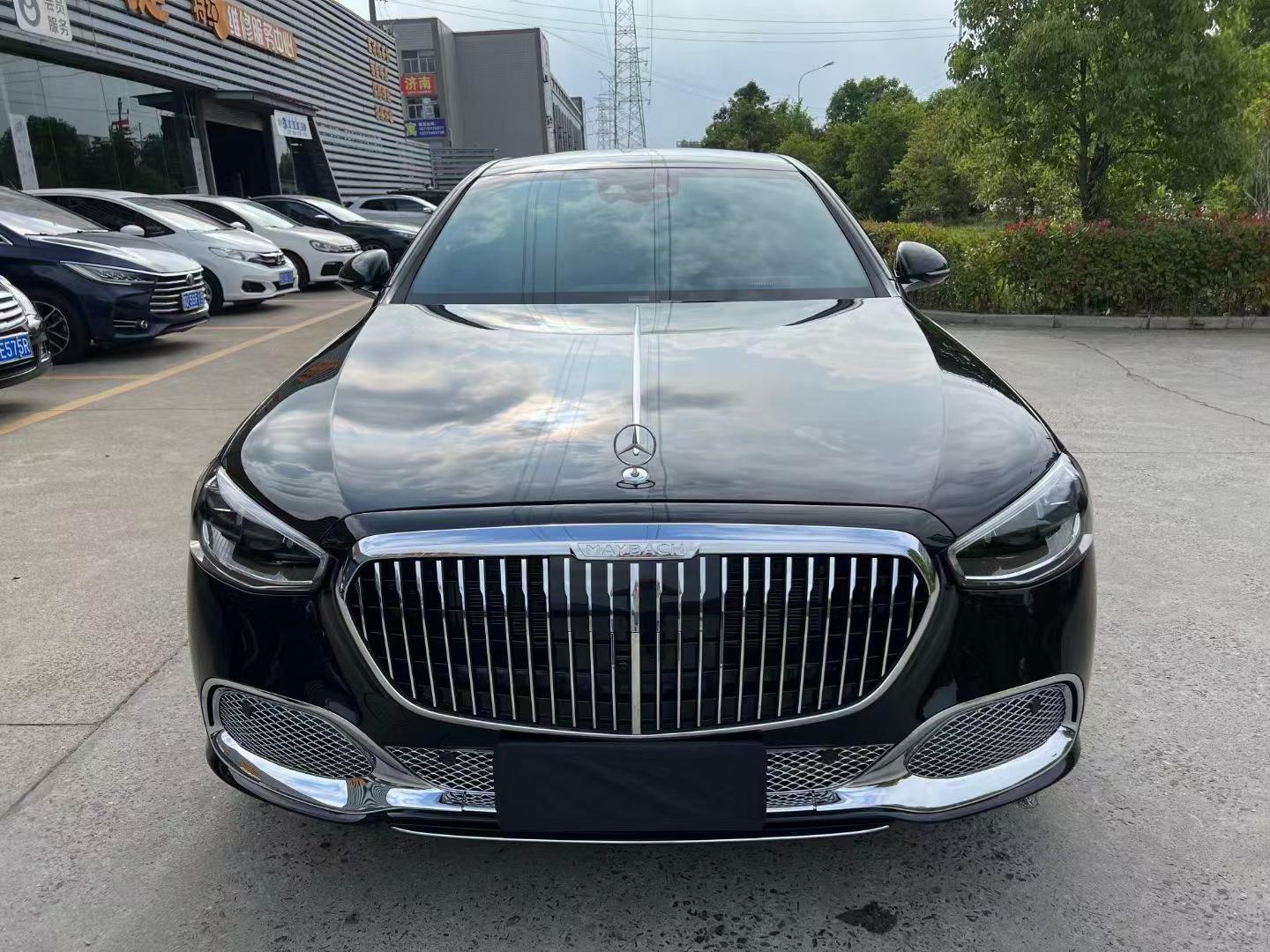 Suitable for 21-25 Mercedes-Benz S-Class modified W223 Maybach front and rear bumper, full grille surround kit