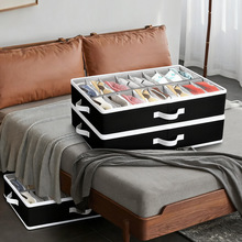 床底收纳箱特大家用鞋盒布艺鞋子床下折叠收纳整理箱衣服杂物防尘