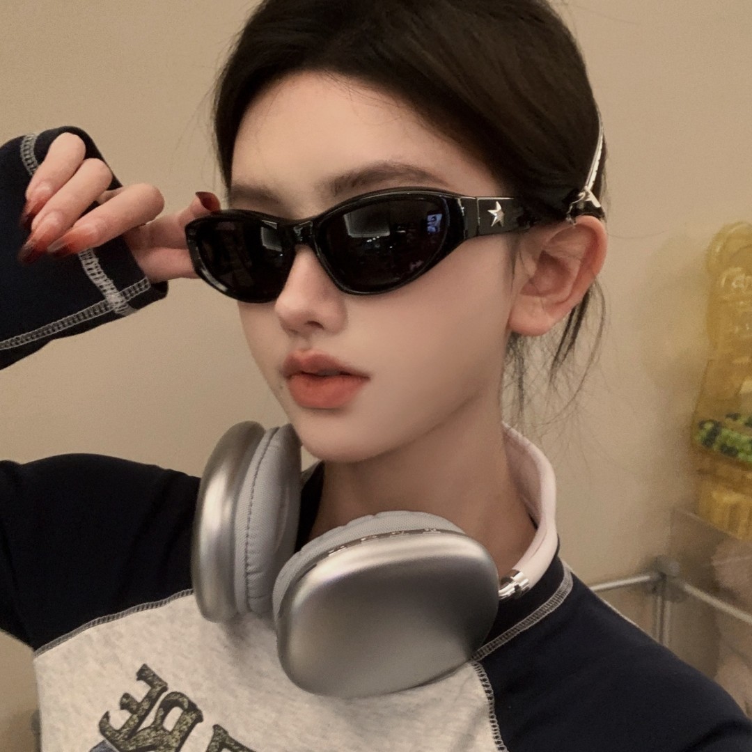 Nueva estrella y2g gafas de sol polarizadas tecnología futura sentido cyberpunk montar retro transfronterizo gafas de sol 5025