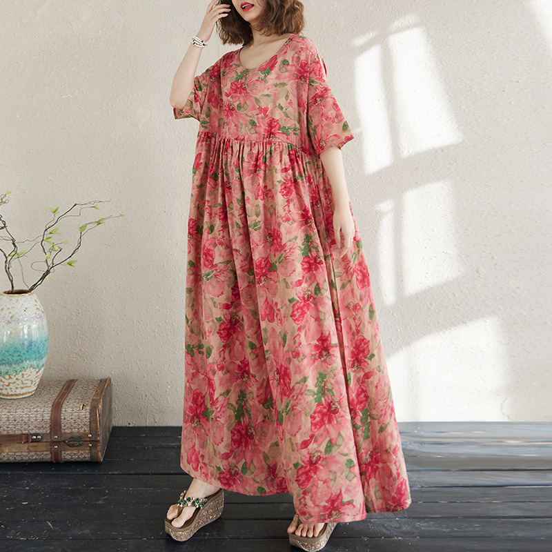  夏  F 大きいサイズ ワンピース