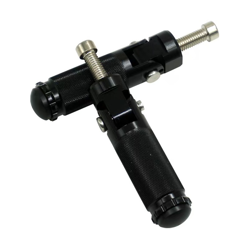 Motorcycle Modification Parts Cnc Aluminum Alloy Spring Rebound Folding Footpegs Ktm Harley Kawasaki Modified Rear Footpegs