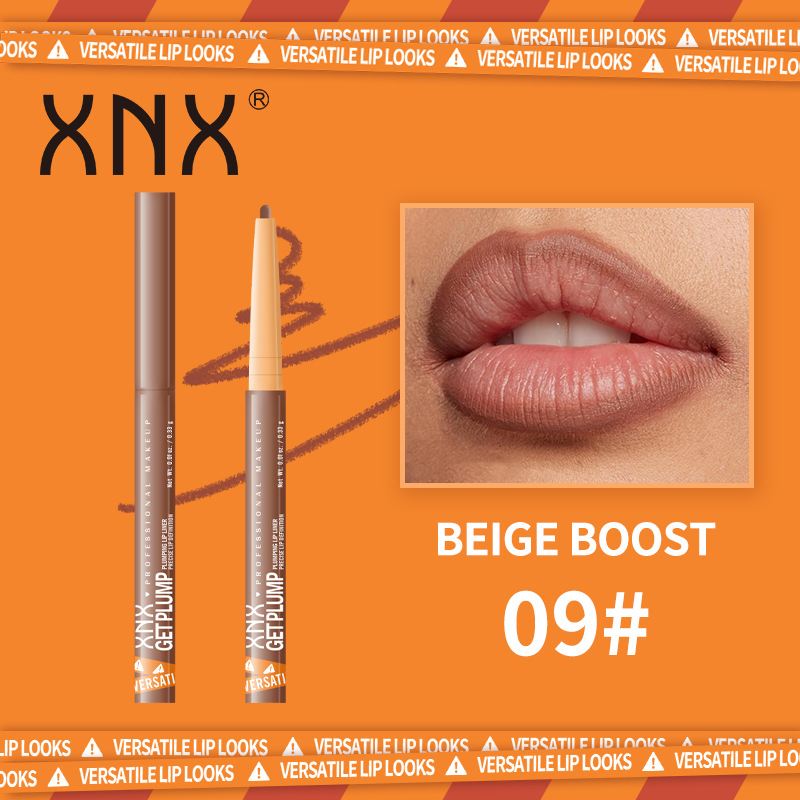 Transfronterizo XNX nuevo lápiz labial rotativo de 12 colores lápiz labial humectante duradero no se desvanece lápiz labial en stock