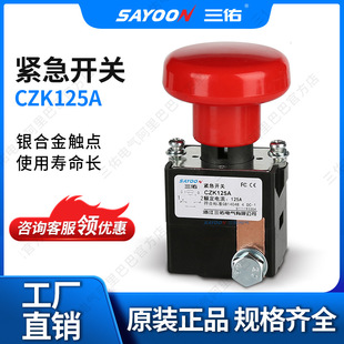 SAYOON Sanyou Emergency Switch CZK125a ED125 250 300 Electroplating Power Supply Sanyo Electric