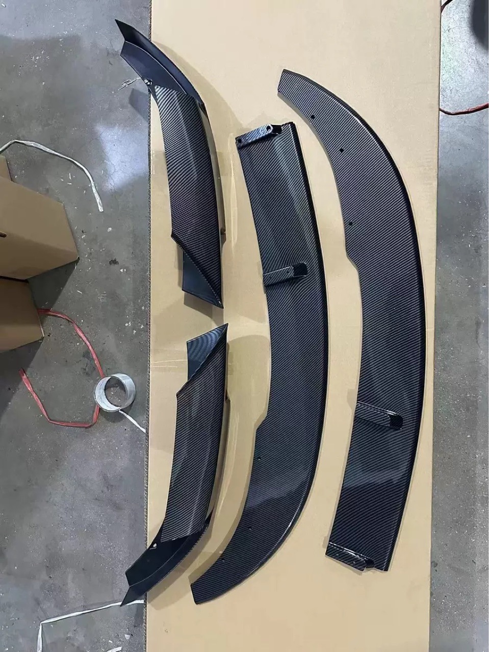 Front Bumper Lip Spoiler for BMW 5 Series F10 F11 F18 M5 2011-2017