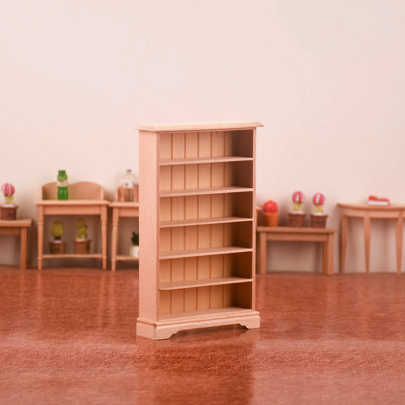 12 points bookcase ob11 bjd gsc doll house model can be self-DIY miniature uncolored locker ornaments