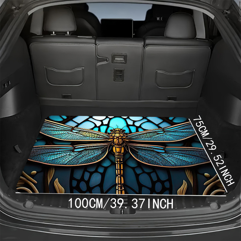 Cross-border 3D vision car decoration trunk full mat non-slip dirt-resistant car mat easy to care floor mat wholesale