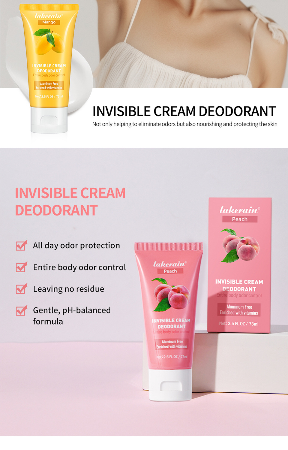 lakerain Fruit-Flavored Women's Body Balm 73 ml Solid Balm Item Picture