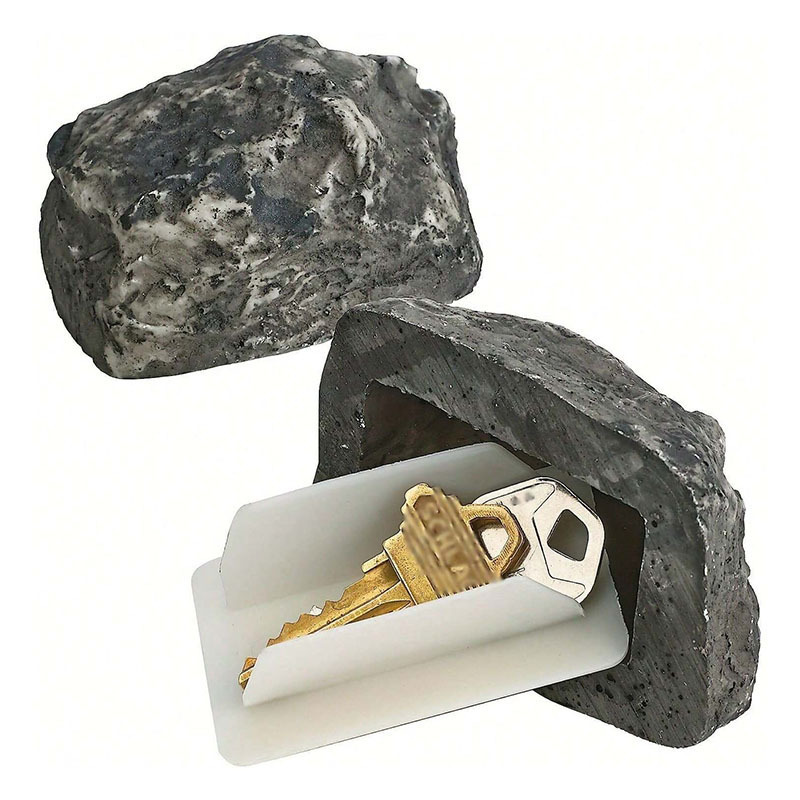 Amazon New Key Hider Outdoor Courtyard Hidden Door Key Box Simulation Small Stone Decorations