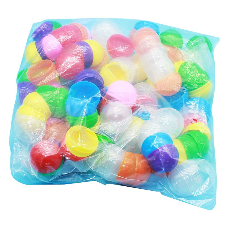 Оболочка из яйца-скручивание 28 мм цветной детский солевой шарик для ванны мяч для купания капсула прозрачная круглая машина для скручивания маленькая пластиковая игрушка