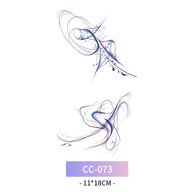 Transfronterizo en stock al por mayor de halloween colorido mariposa tatuaje pegatinas simulación sangrienta cicatriz pegatinas divertidas pegatinas impermeables