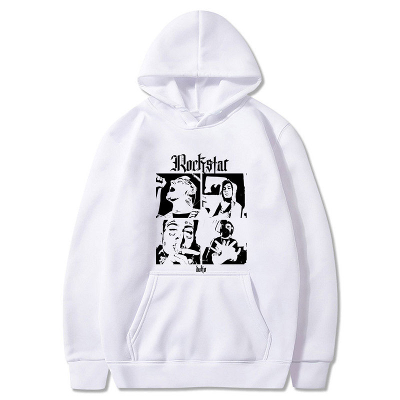 Rapper Duki Rock Star Cover Graphic Sweatshirt Men's and Women's Hip-Hop Trap Rap Streetwear Men's