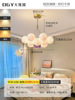 Scandinavian ceiling lamp for bedroom, modern and minimalistic lights, creative moon for living room for children's room