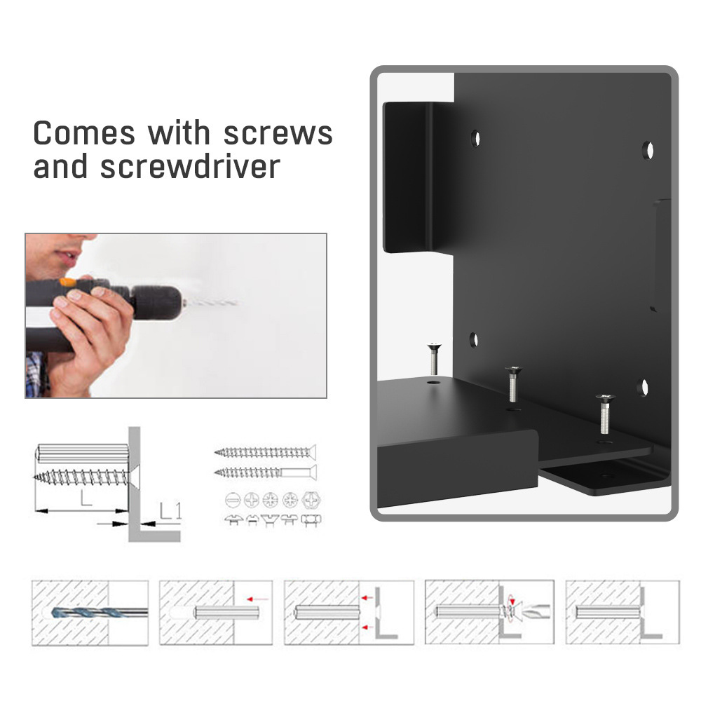 Xbox Series X host soporte de pared montado en la pared XSX host soporte Xbox Series X Accesorios