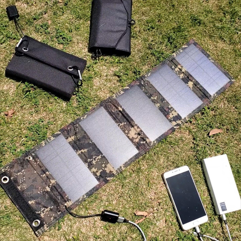 単結晶シリコンソーラー充電ボード安定した屋外電源ポータブル折りたたみ携帯電話パワーバンク急速充電太陽電池|undefined