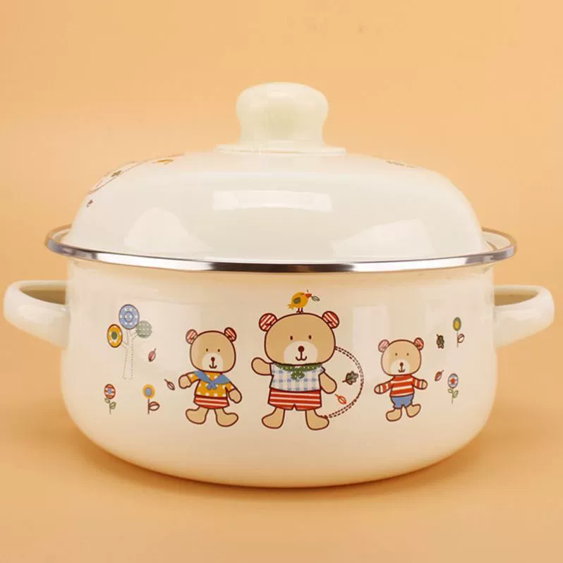 Lard enamel basin food grade thickened oil tank high temperature resistant large capacity meat oil kitchen household use can be stored in refrigerator
