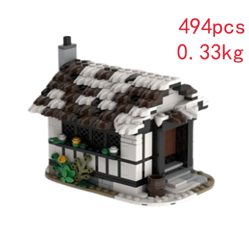 Cross-border Hot-selling In-stock MOC-166323 Small-piece Assembly Building Block Toy Castle Educaal DIY Model_voghion.com