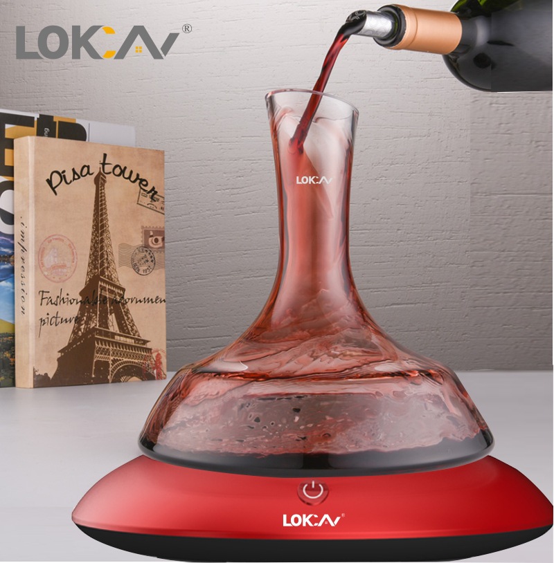 Electronic electric fast smart wine decanter charging