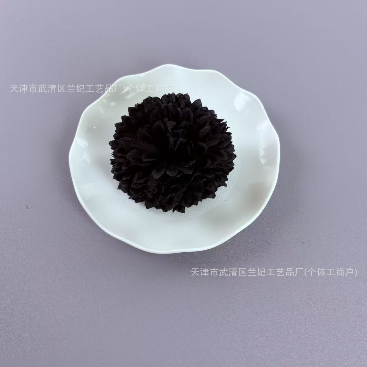 Simulación bola grande cabeza de crisantemo diámetro 10cm ping pong cabeza de crisantemo ramillete de bricolaje tocado baile muñeca flor horquilla